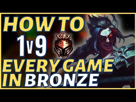 Rank 1 Kayn Travels Into Bronze ELO - League of Legends