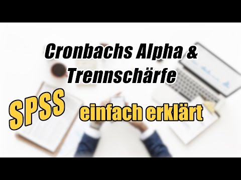 Cronbachs Alpha und Trennschärfe in SPSS (einfach erklärt)