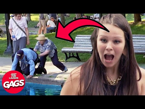 She Pushed Him 😭 | Just For Laughs Gags
