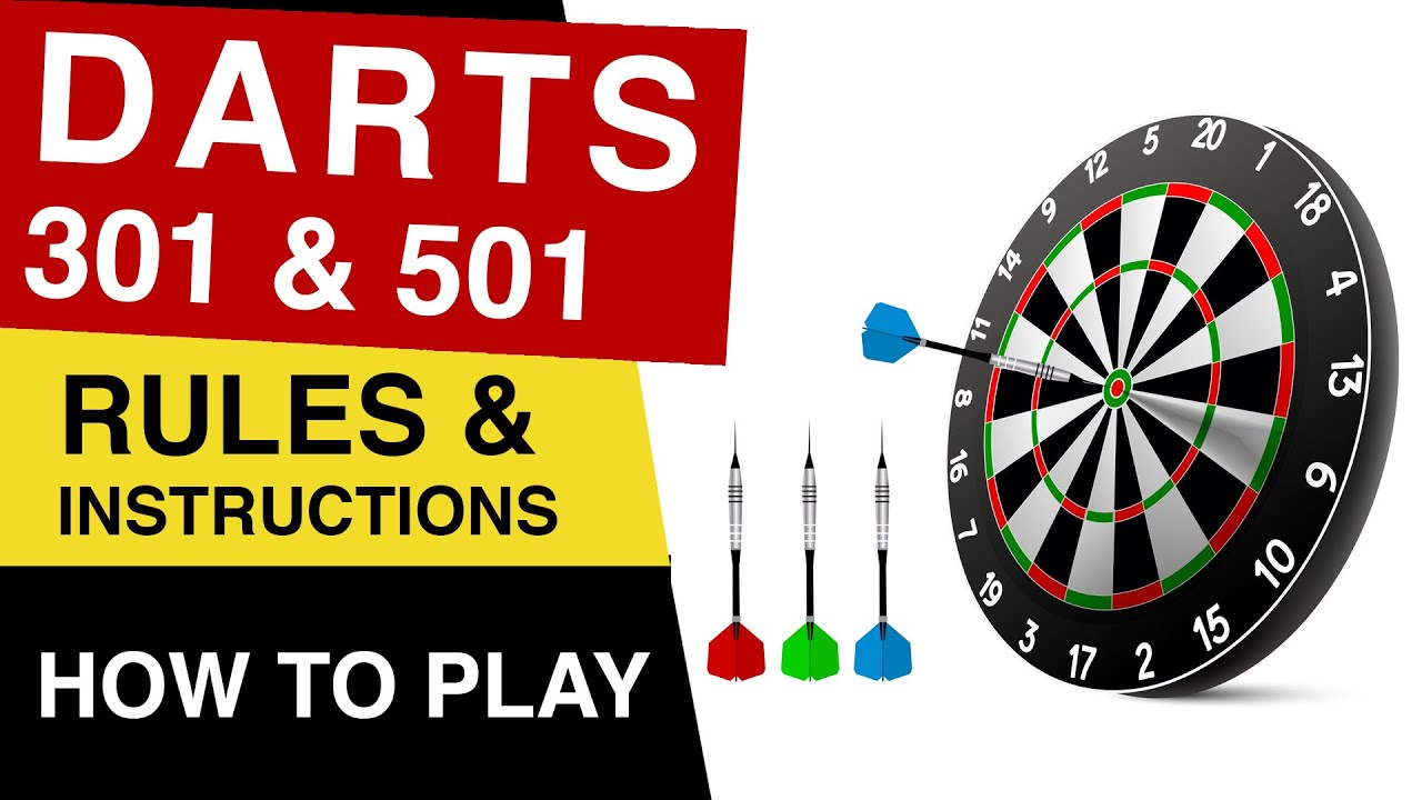 How to play Darts Game : Rules of Darts Board Game : Darts