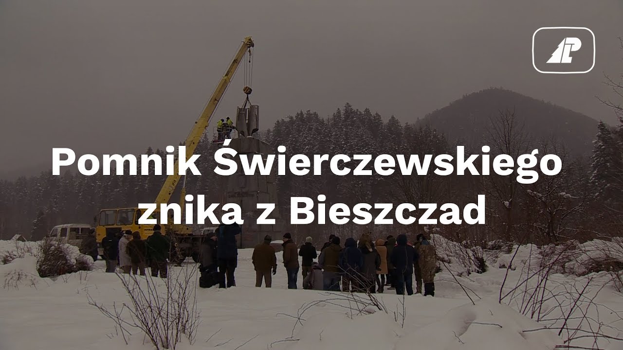Pomnik Świerczewskiego znika z Bieszczad