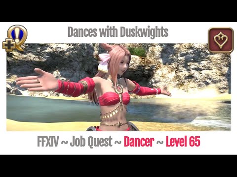 FFXIV Dancer Level 65 Job Quest ~ Stormblood ~ Dances with Duskwights