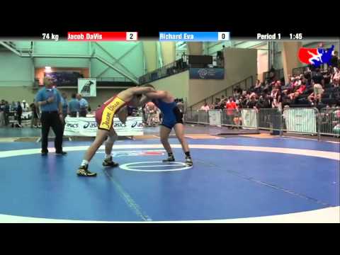 Jacob DaVis vs. Richard Eva at 2013 ASICS University Nationals - FS