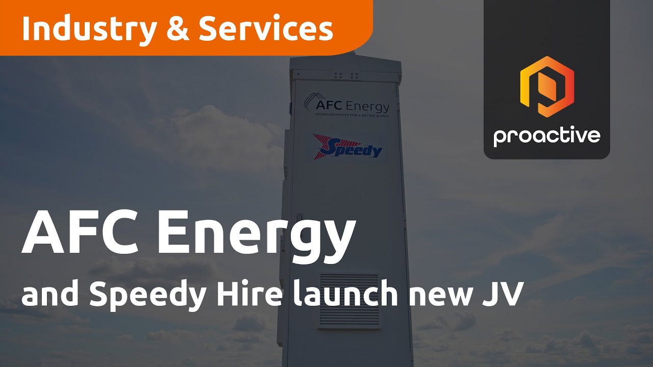 AFC Energy and Speedy Hire launch new JV
