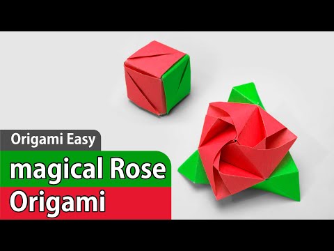 Origami Transformation Magic Cube Easy