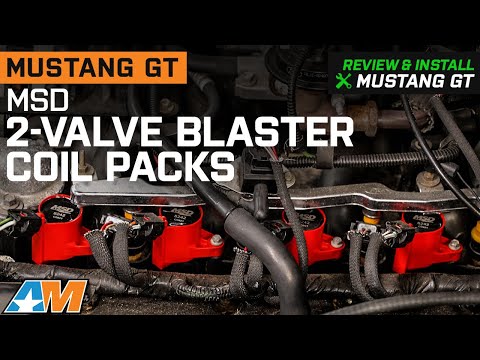 1999-2004 Mustang MSD 2-Valve Blaster Coil Packs; Red Review & Install