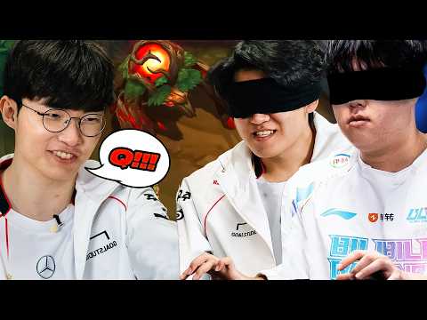 Pro Gamers Play League of Legends BLINDFOLDED 👀 | Worlds 2024