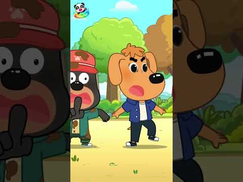 超能力 看我的🦸 | 啦咘啦哆警長 | BabyBus 寶寶巴士 #shorts #babybus #sherifflabrador #cartoon