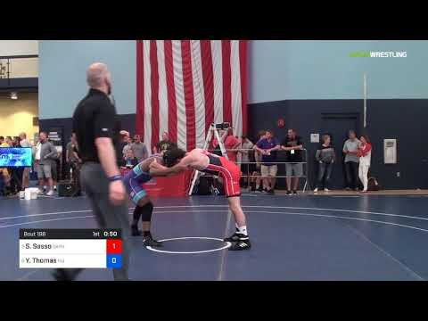 2018 FS WTT Challenge/UWW Juniors 65 Consi-Semis - Sammy Sasso (Dark) Vs. Yahya Thomas (NU).mp4