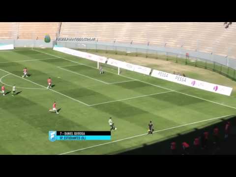 Los goles de Estudiantes (SL) 1 - Sportivo Belgrano 1. Fecha 30. B Nacional 2015. FPT