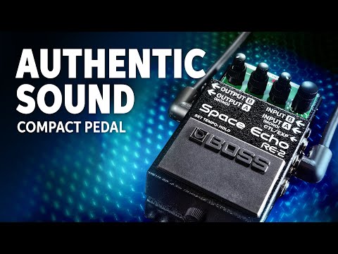 Boss RE-2 Space Echo Delay and Reverb Effects Pedal | Sweetwater Boss RE-2 Space Echo Delay and Reverb Effects Pedal | Sweetwater