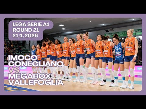 🏐Imoco Conegliano vs Megabox Vallefoglia | Lega Serie A1 25/26 Round 21 | Italian League Women