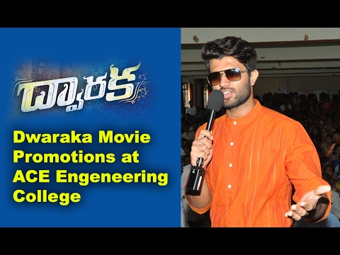 Dwaraka Movie Promotions at ACE Engineering College