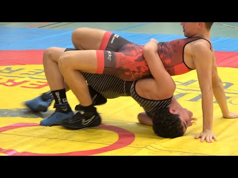Wrestling, Sparkassenpokal Jena 2025, Freestyle, U17, 55 kg, Wagenknecht - Kashiev