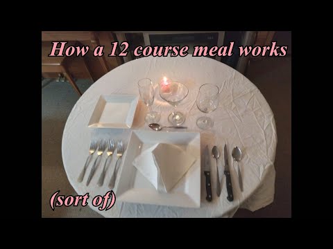 I Serve Myself a 12 Course Dinner