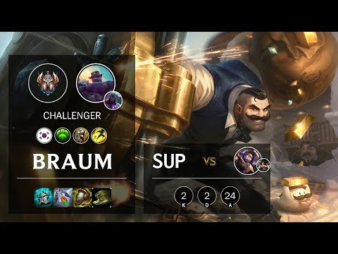 Braum Support vs Blitzcrank - KR Challenger Patch 10.5
