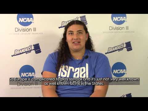 What I Did This Summer - Sydney Goldman '22 - Israeli National Softball Team