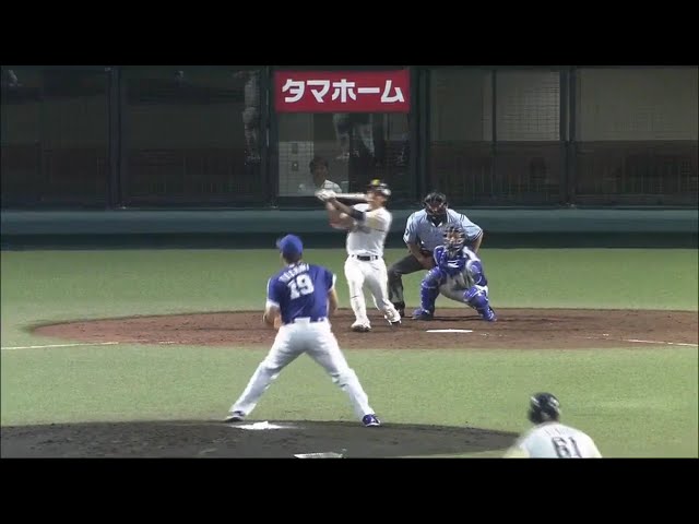 【ファーム】ホークス・曽根 うまく上から叩いて貴重な追加点!! 2017/7/8 H-D(ファーム)