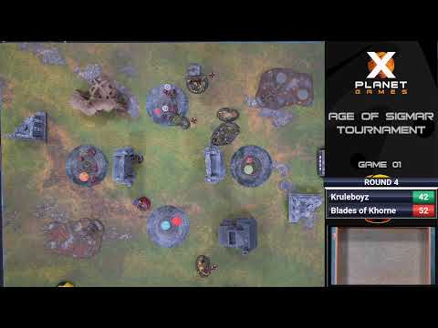 AoS Tournament Game 1: Kruleboyz vs Blades of Khorne