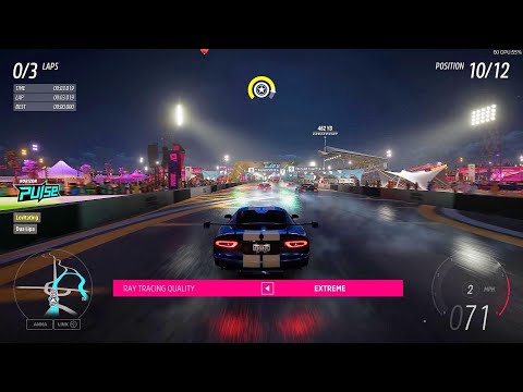 Extreme Ray Tracing in Forza Horizon 5! (RTX 3090 PC Gameplay, DLAA)