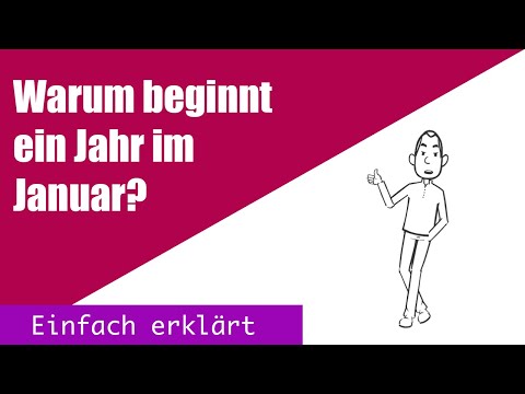 Warum beginnt das Jahr am 1. Januar? Einfach erklärt! - Lern- und Erklärvideo für Grundschul-Kinder.