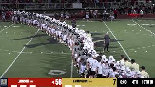 9/19/25 Farmington Varsity football vs Jackson