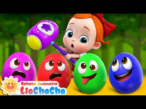 Telur Kejutan, Pukul, Pukul Pukul | Lagu Mobil | Lagu Lucu | Lagu Anak | LiaChaCha Bahasa Indonesia