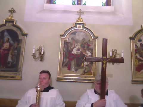 FRANCISZKANIE PIENSK LIVE transmisja   Droga Krzyzowa 20 03 2020   czesc 1 godzina 15 20