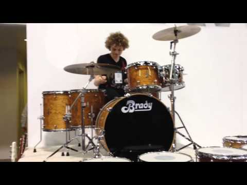 Brady Drums NAMM 2014 Marri Ply Kit Demo