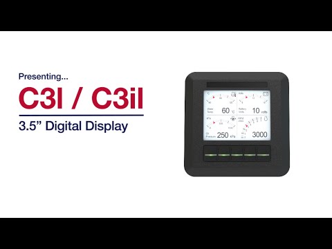 C3l C3il - Low Profile 3.5" CAN bus Display with Colour LCD