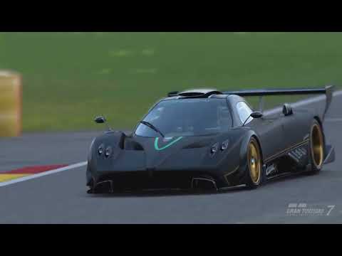 GT7 clip PAGANI Zonda in Spa Francorchamps 2022.07.24