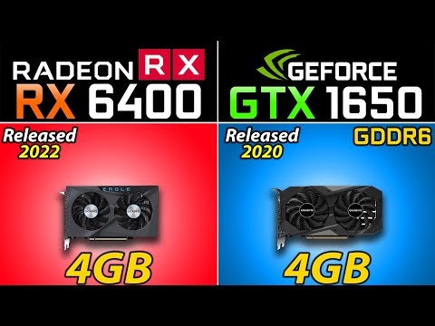 RX 6400 vs. GTX 1650 GDDR6 | PCIe 3.0 vs. PCIe 4.0 | Which one is Better?