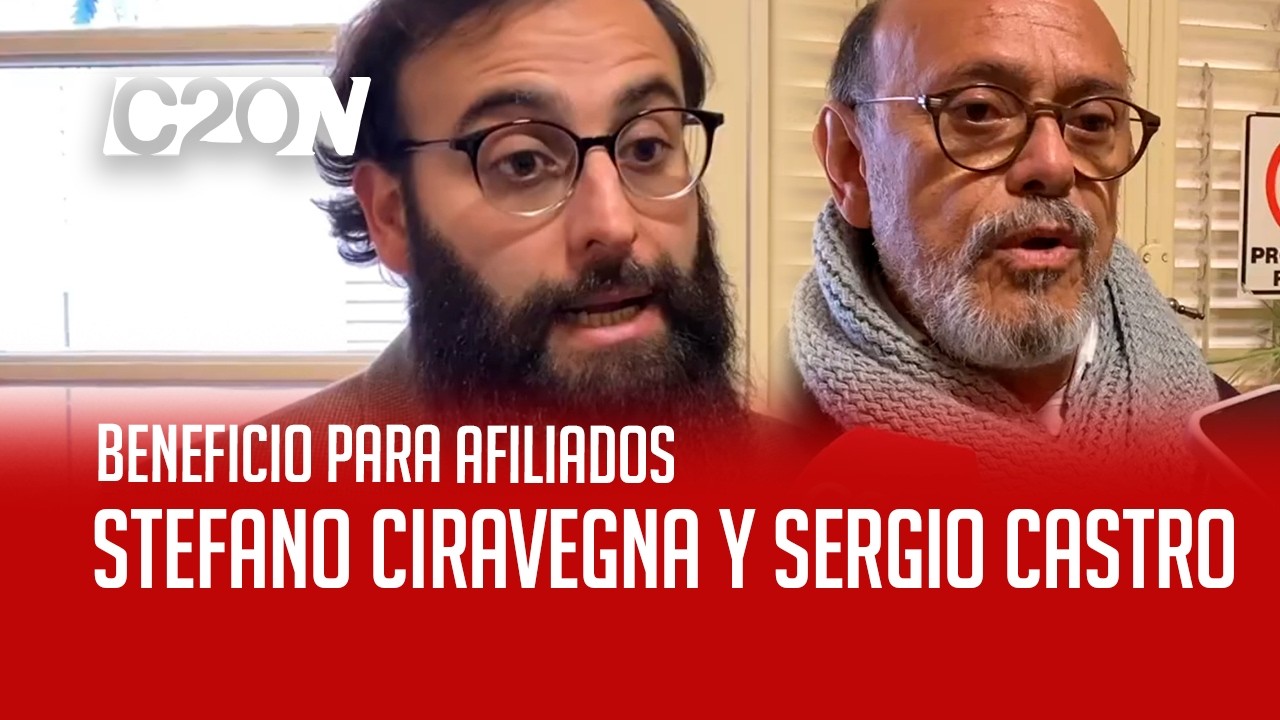 C20 Noticias | Beneficio para afiliados - Stefano Ciravegna y Sercio Castro