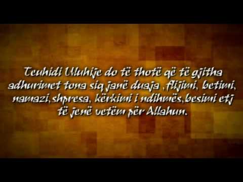 Çka eshte teuhidi Uluhije ?