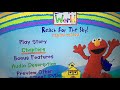 Elmo S World Reach For The Sky DVD Menu Walkthrogh