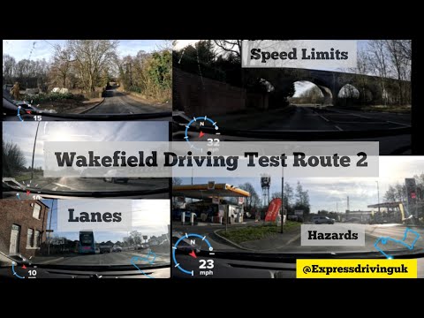Wakefield Driving Test Route 2 Denby Dales: Lanes, Hazards And Speed