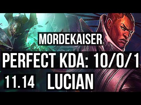 MORDEKAISER vs LUCIAN (TOP) | 10/0/1, Legendary | EUW Diamond | v11.14