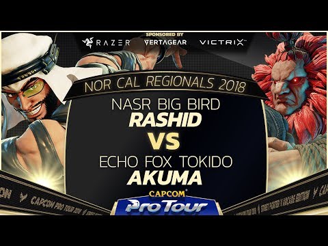 NASR | Big Bird (Rashid) vs Echo Fox | Tokido (Akuma) - Pools - NCR 2018 - SFV - CPT 2018