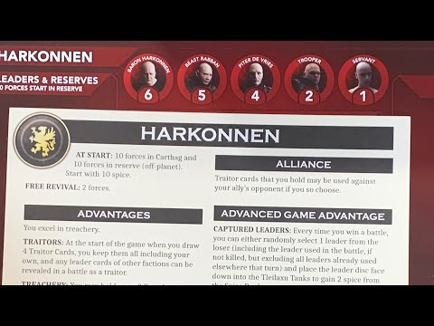 Comparing Harkonnen in Dune vs Dune Conquest