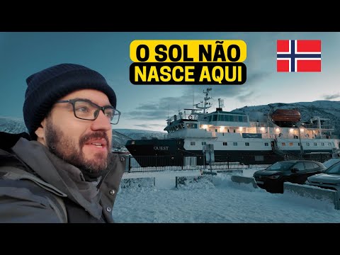 LIVING DAYS WITHOUT SUN IN NORWAY - Darkness in the capital of the Aurora Borealis - Tromsø