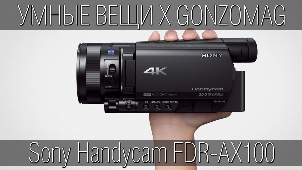 Видеокамера Sony FDR-AX100E