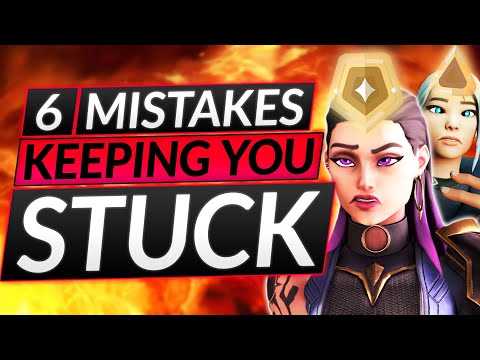 Top 6 MISTAKES Everyone Still Makes - INSTANTLY INCREASE Your RANK - Valorant Pro Guide