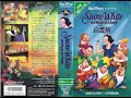 Opening Closing To Snow White And The Seven Dwarfs 1937 1994 Japanese Subtitled VHS Release
