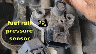 ford explorer fuel rail pressure sensor location