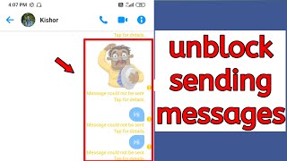 How to unblock temporary sending message block in facebook