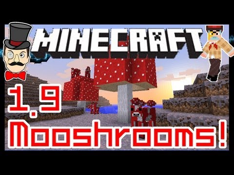 AdamzoneTopMarks - Minecraft MOOSHROOMS Mobs & Huge Mushroom Biome !