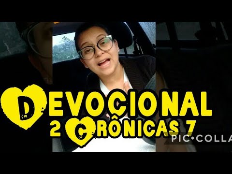 2 Crônicas 7   Devocional