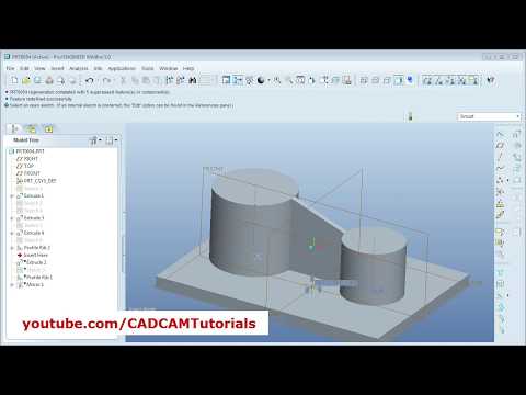 Pro Engineer Tutorial for Beginner 1 Pro E Sketcher Tutorial