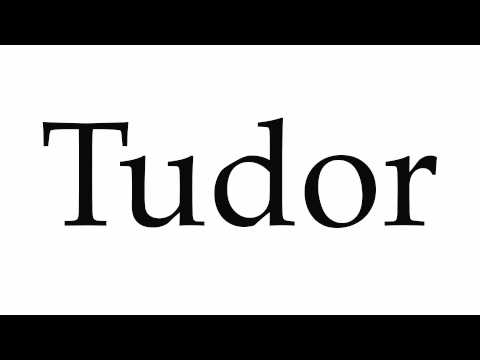 How to Pronounce Tudor