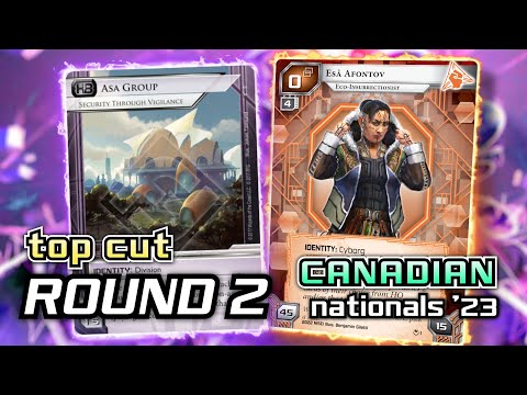 Netrunner Canadian Nationals 2023: Top Cut - Round 2 - Android: Netrunner